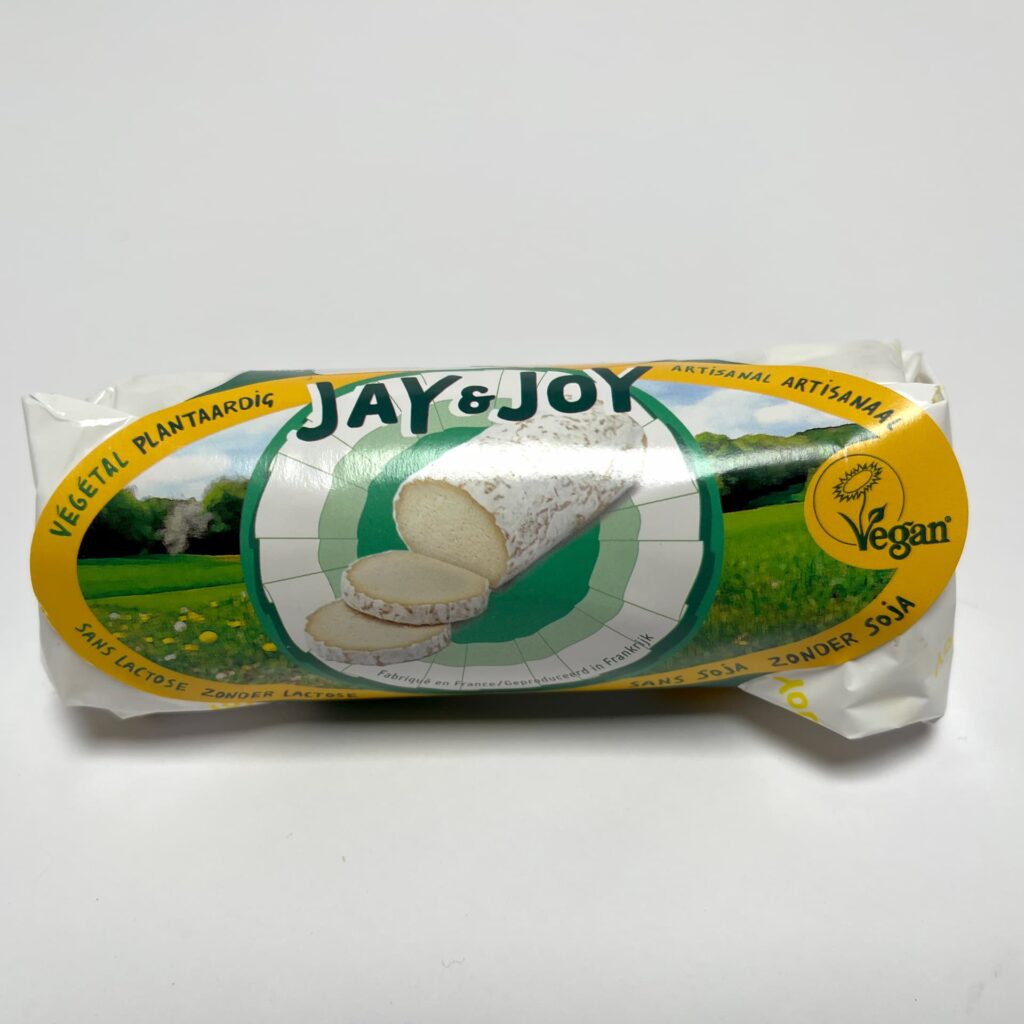 Image of front of packaging of Jil vegan cheese by Jay & Joy