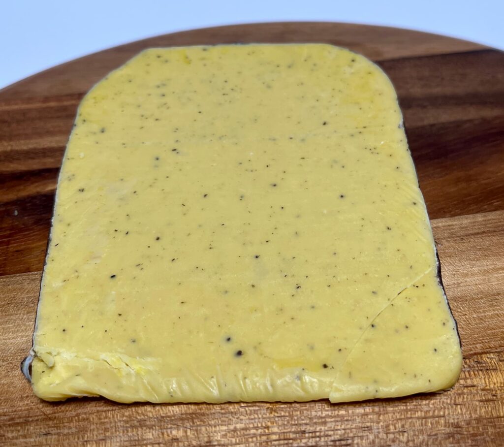 Top view of Truffle vegan cheese by Max & Bien